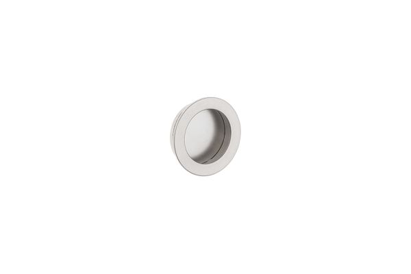 Poignée cuvette KANIVA  diam. 40 mm  nickel mat