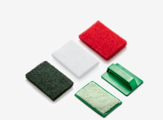 Support de  pad rectangulaire pour application manuelle vert 85 x 135