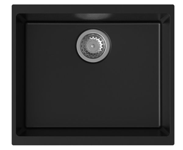 Évier granit Hron 530 noir 530x460