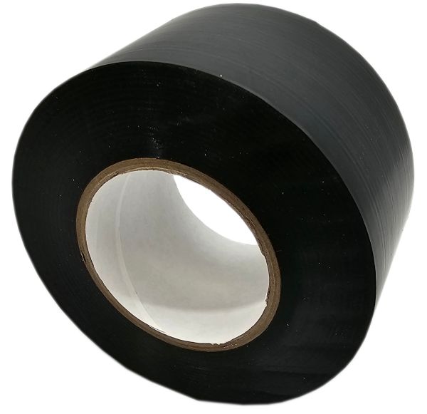 Ruban Adhésif PVC Plastifié Noir 640 Abakou - 50 mm X 33 ML